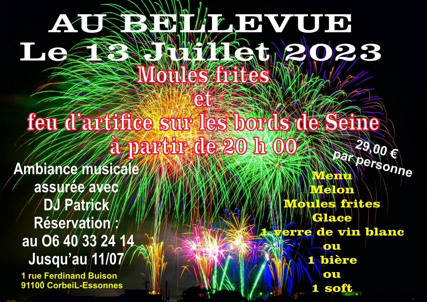 Célébrez la République en son et lumières le jeudi 13 juillet 2023