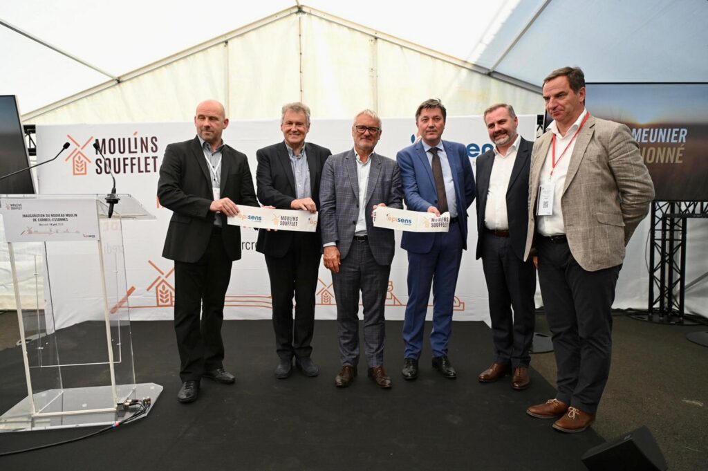 Lentreprise Moulins Soufflet Inaugure Son Nouveau Moulin Corbeil